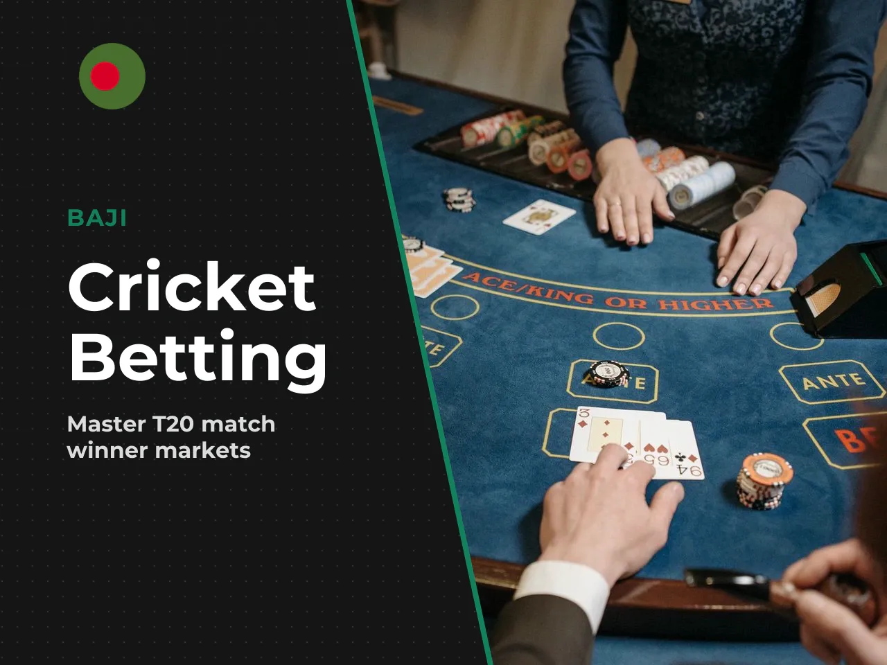 Match winner and innings markets. Betting