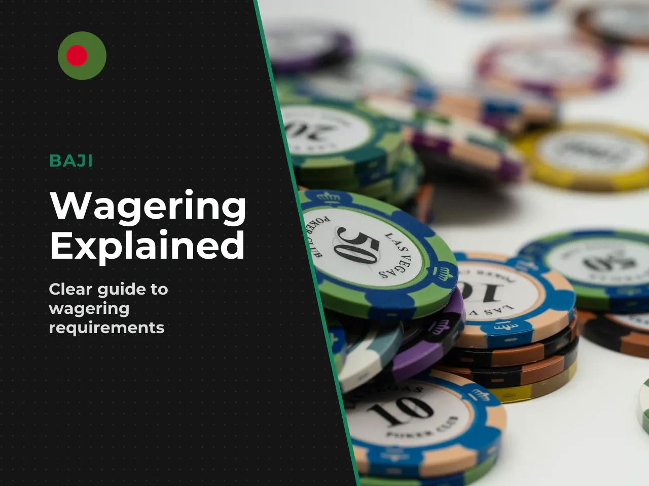 A worked wagering example. Deposit 100