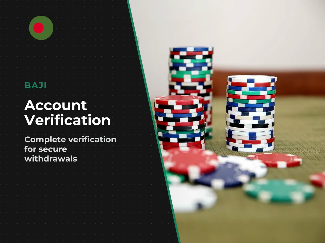 KYC verification, required before withdrawal. 1