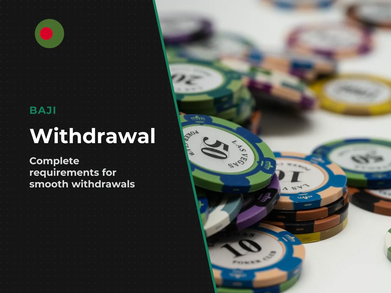 Checking the conditions before withdrawing cash